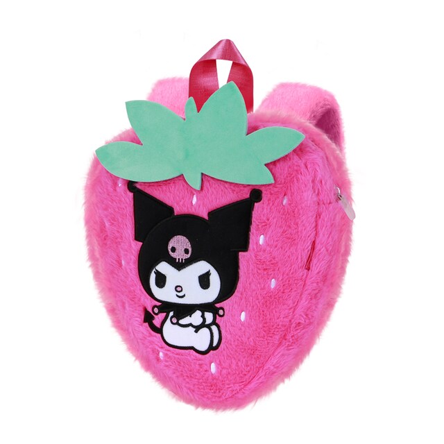 Imagen 0 de Mochila soft Kuromi strawberry Sanrio Karactermania rosa