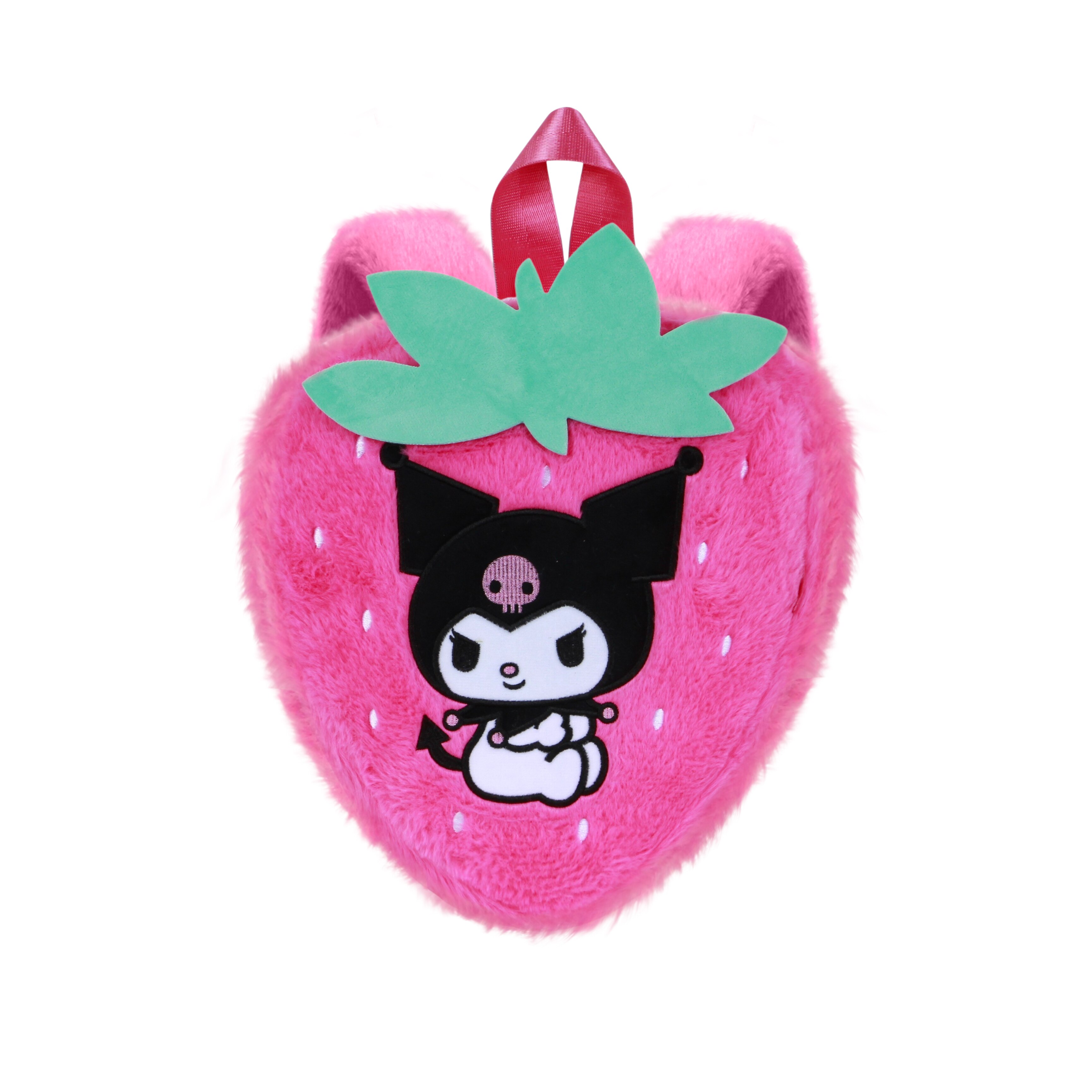 Mochila soft Kuromi strawberry Sanrio Karactermania rosa Rosa-2