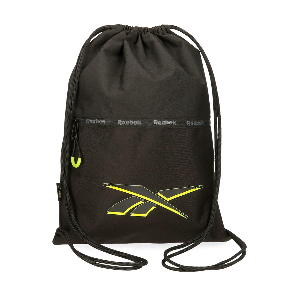 Mochila preta Reebok Berlin com cordão Preto-1