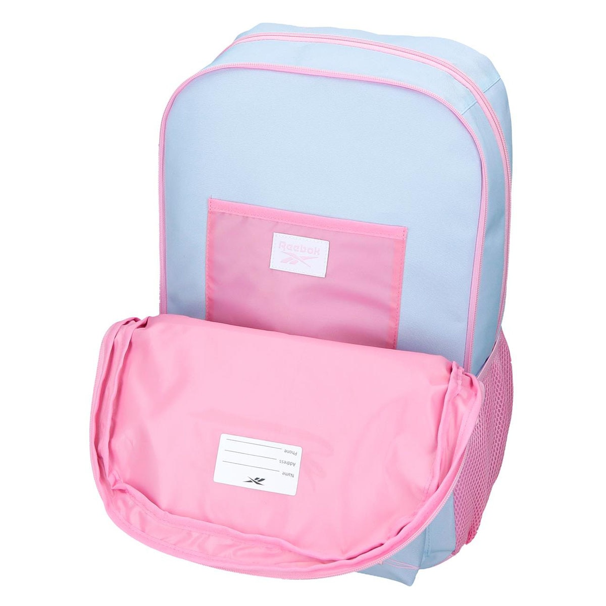 Mochila 44 cm dos compartimentos Reebok Monroe Azul Claro Azul-2