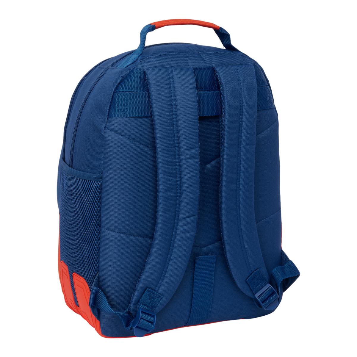 Mochila doble con cantoneras adaptable a carro Super Mario Bros Safta roja y azul marino Rojo / Azul marino-2