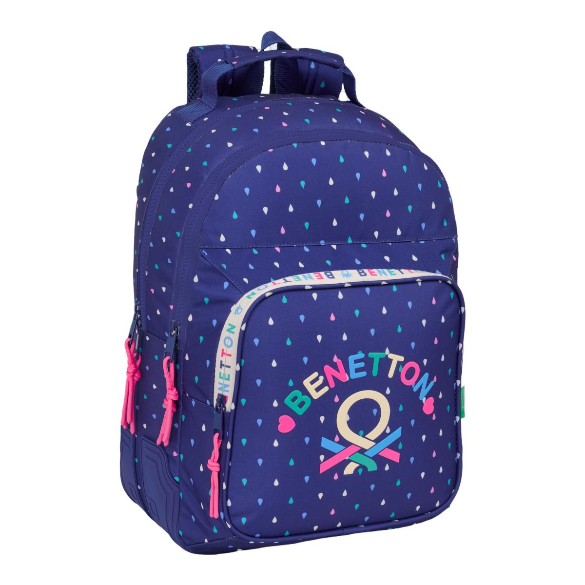 Imagem 0 de Mochila Dupla com Cantoneras Adaptável a Carro Benetton Multicolor