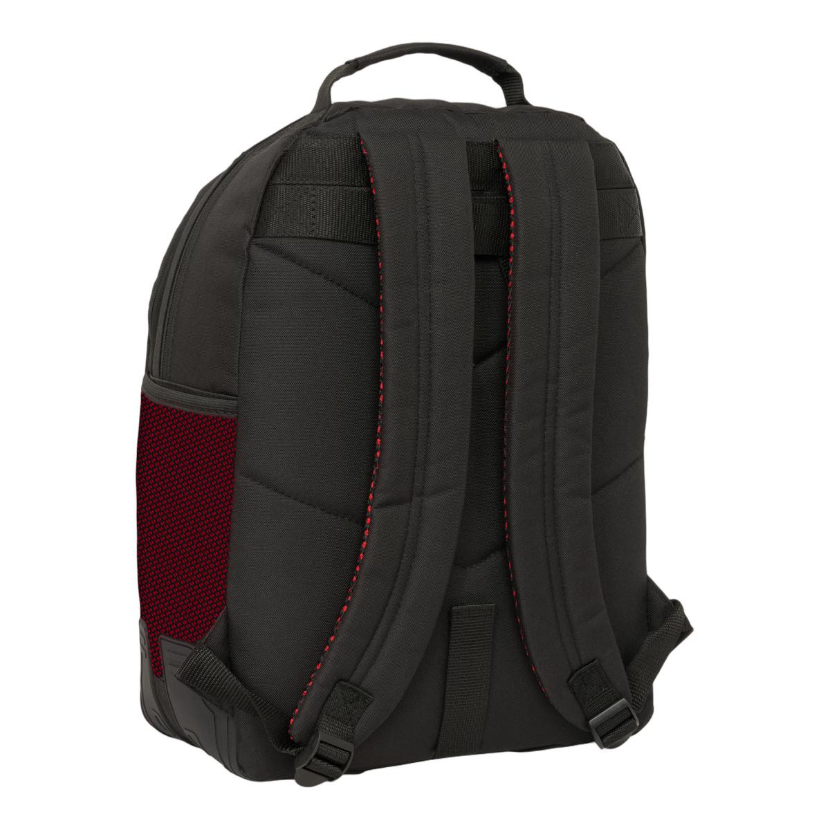 Mochila doble con cantoneras adaptable a carro Munich negro Negro-2
