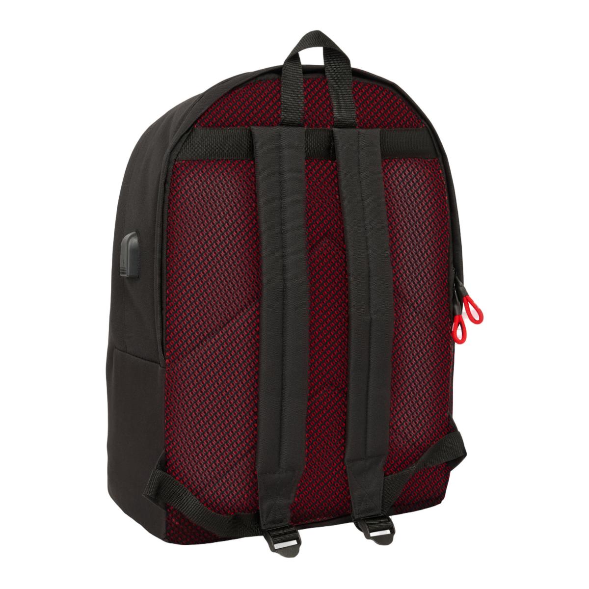 Mochila Doble Para Portatil 15,6" + Usb Munich negro Negro-2