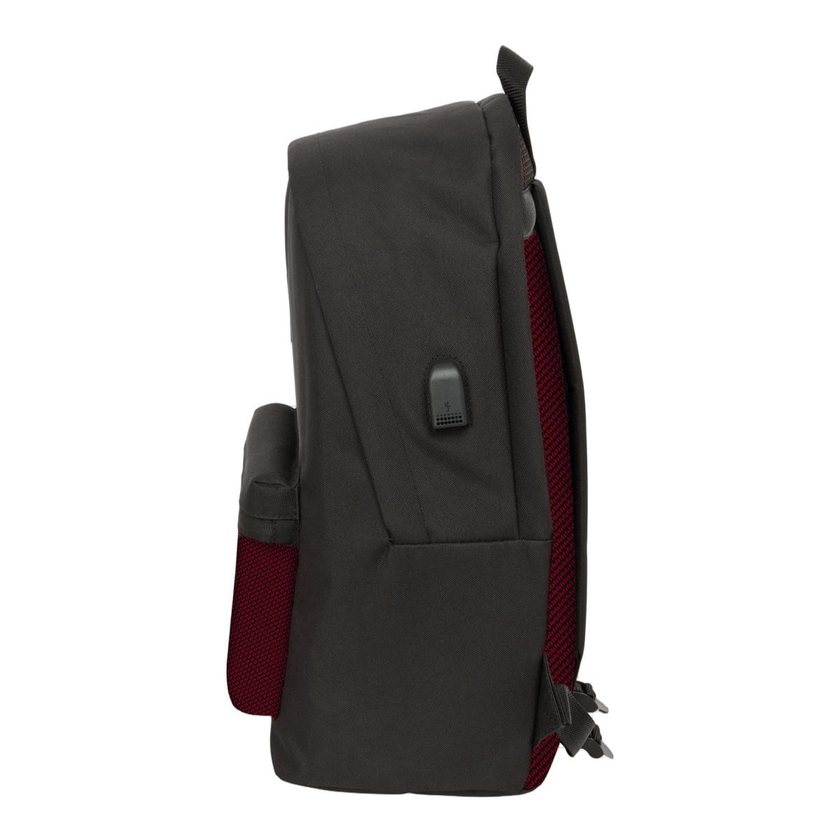 Mochila Doble Para Portatil 15,6" + Usb Munich negro Negro-3