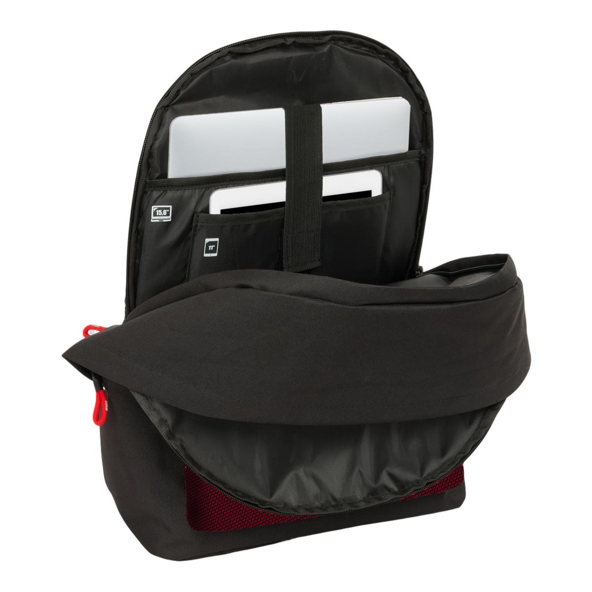 Mochila Doble Para Portatil 15,6" + Usb Munich negro Negro-5