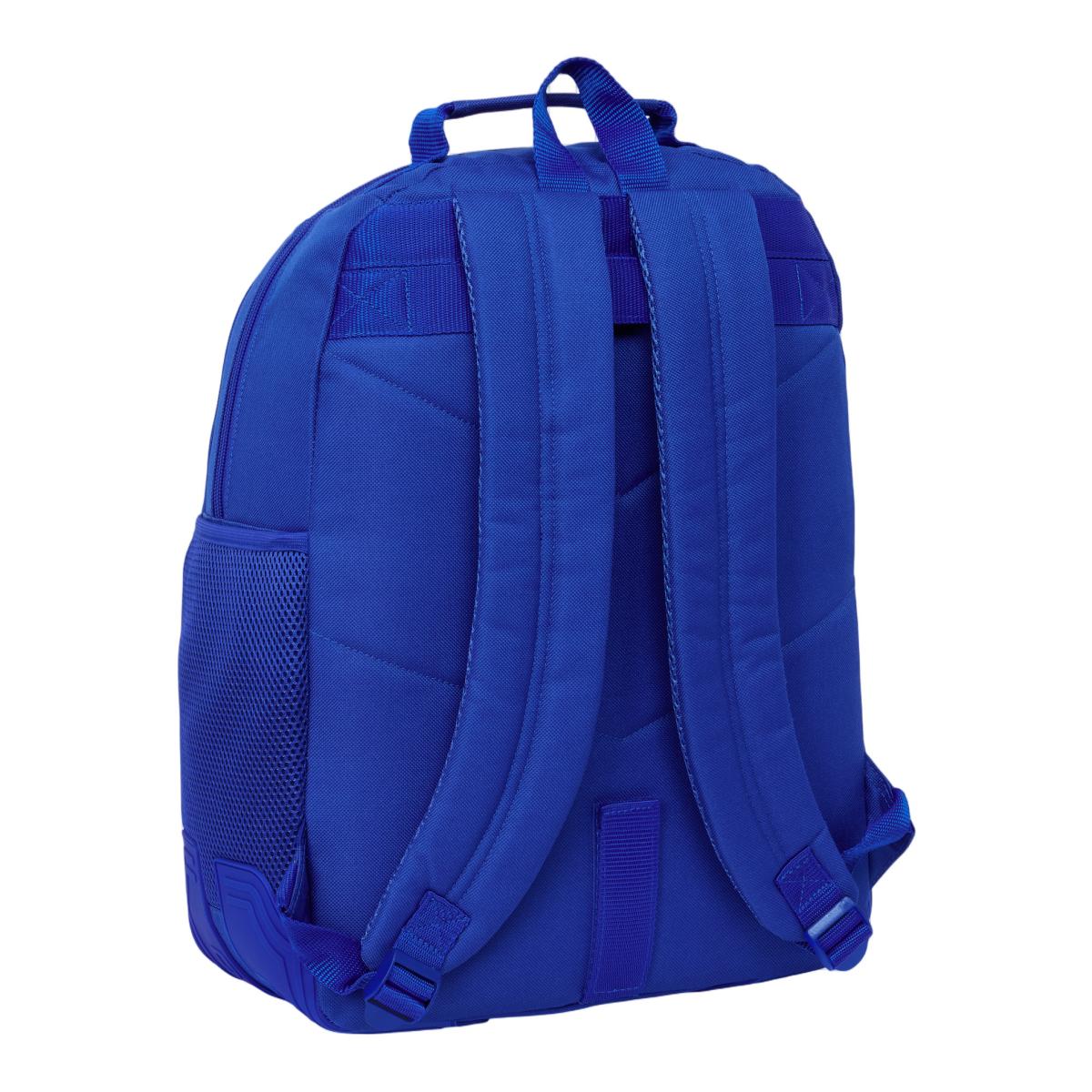 Mochila doble con cantoneras adaptable a carro Real Madrid C.F.azul Azul-2