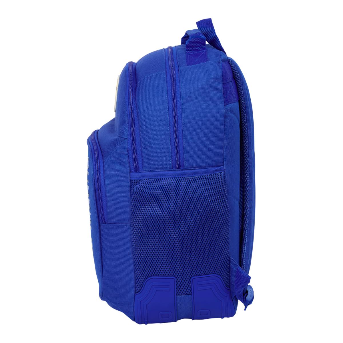 Mochila doble con cantoneras adaptable a carro Real Madrid C.F.azul Azul-3