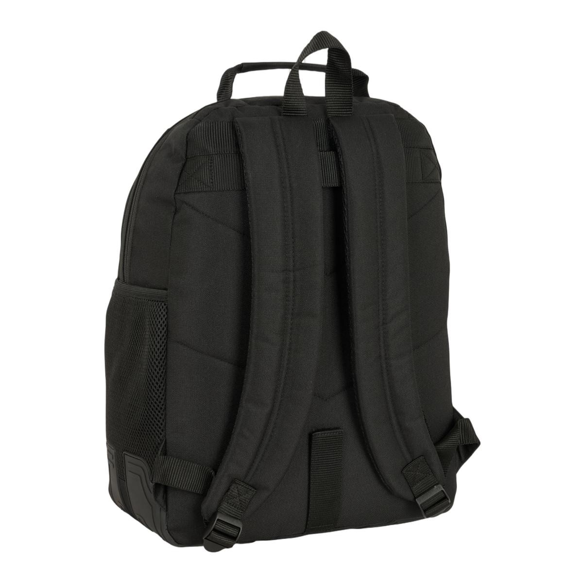 Mochila Dupla com Cantoneras Adaptável a Carro F.C. Barcelona Preto Preto-2