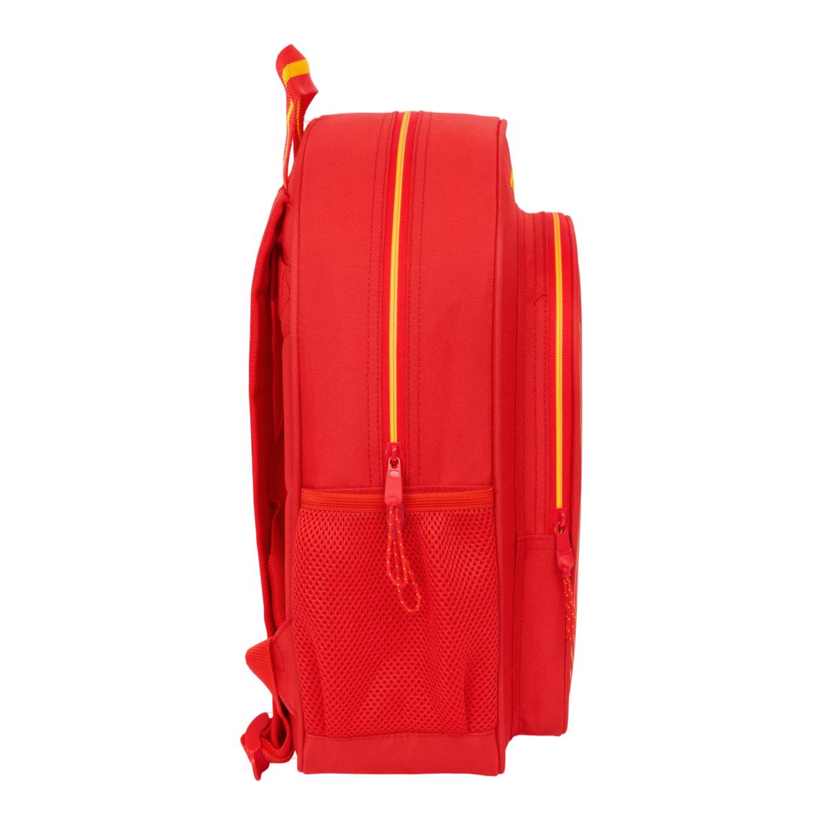 Mochila Junior Adaptável a Carro Seleção Espanhola Vermelho Vermelho-3