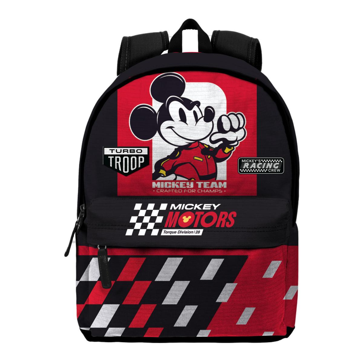 Imagen 0 de Mochila hs fan 3.0 Mickey mouse racing Disney Karactermania rojo
