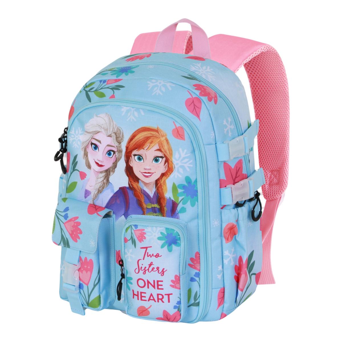 Imagen 0 de Mochila haru Frozen 2 heart Disney Karactermania azul