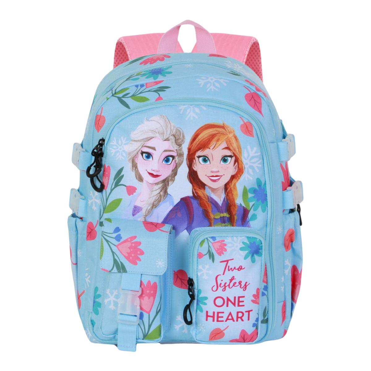 Mochila haru Frozen 2 heart Disney Karactermania azul Azul-2
