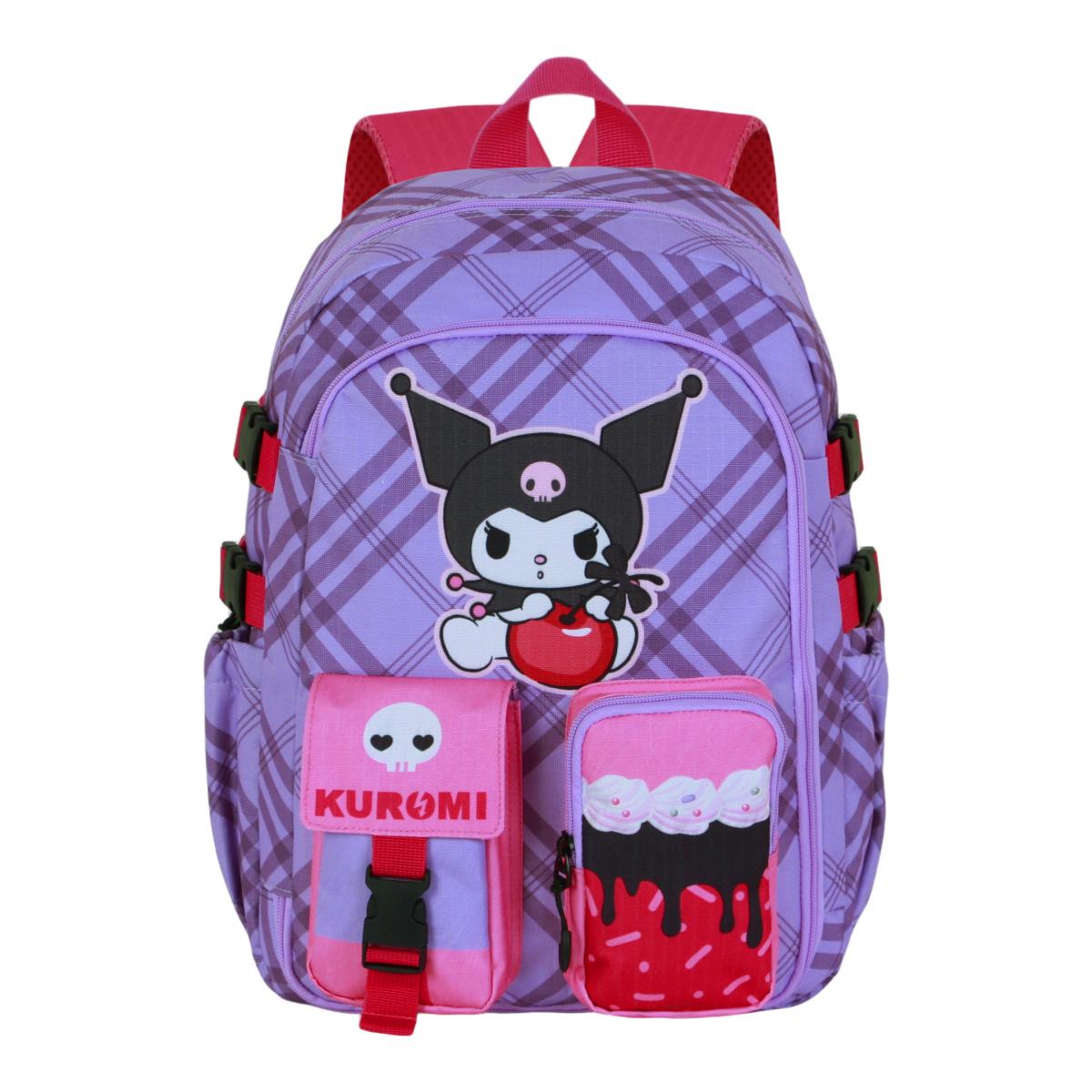 Mochila Haru Kuromi Cherry Sanrio Karactermania Malva Malva-2