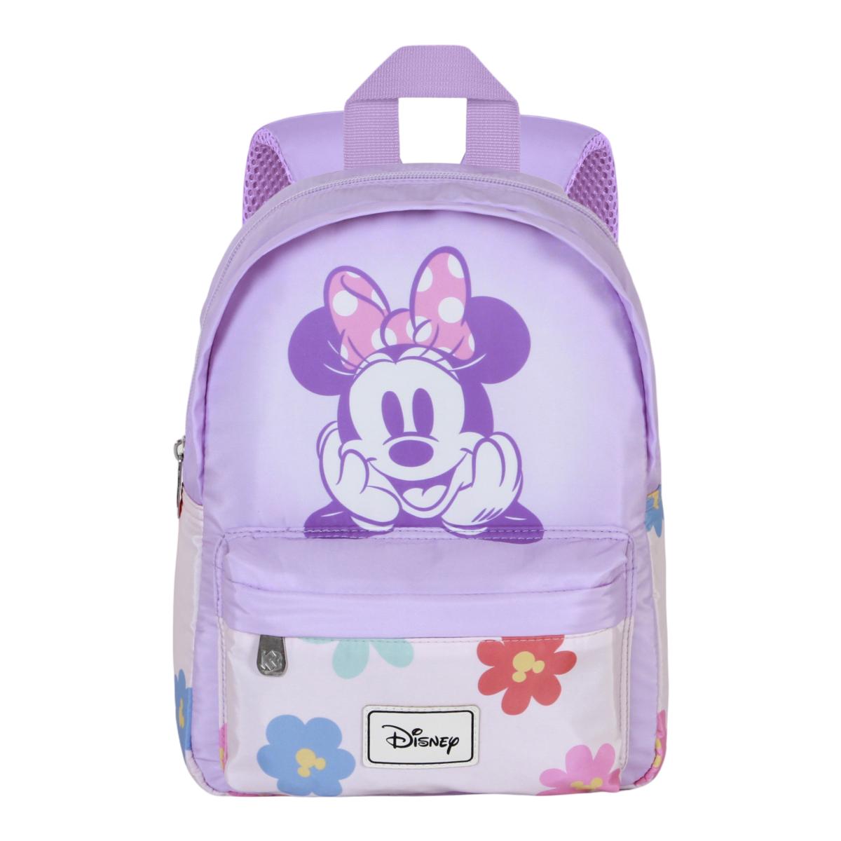 Mochila Preescolar Joy Minnie Mouse Flower Disney Karactermania Lilás Lilás-2