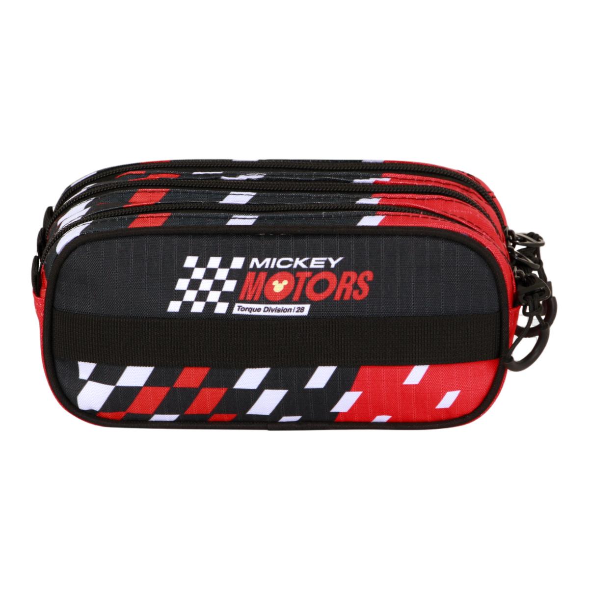 Estuche portatodo trick fan 2.2 Mickey mouse racing Disney Karactermania rojo Rojo-3