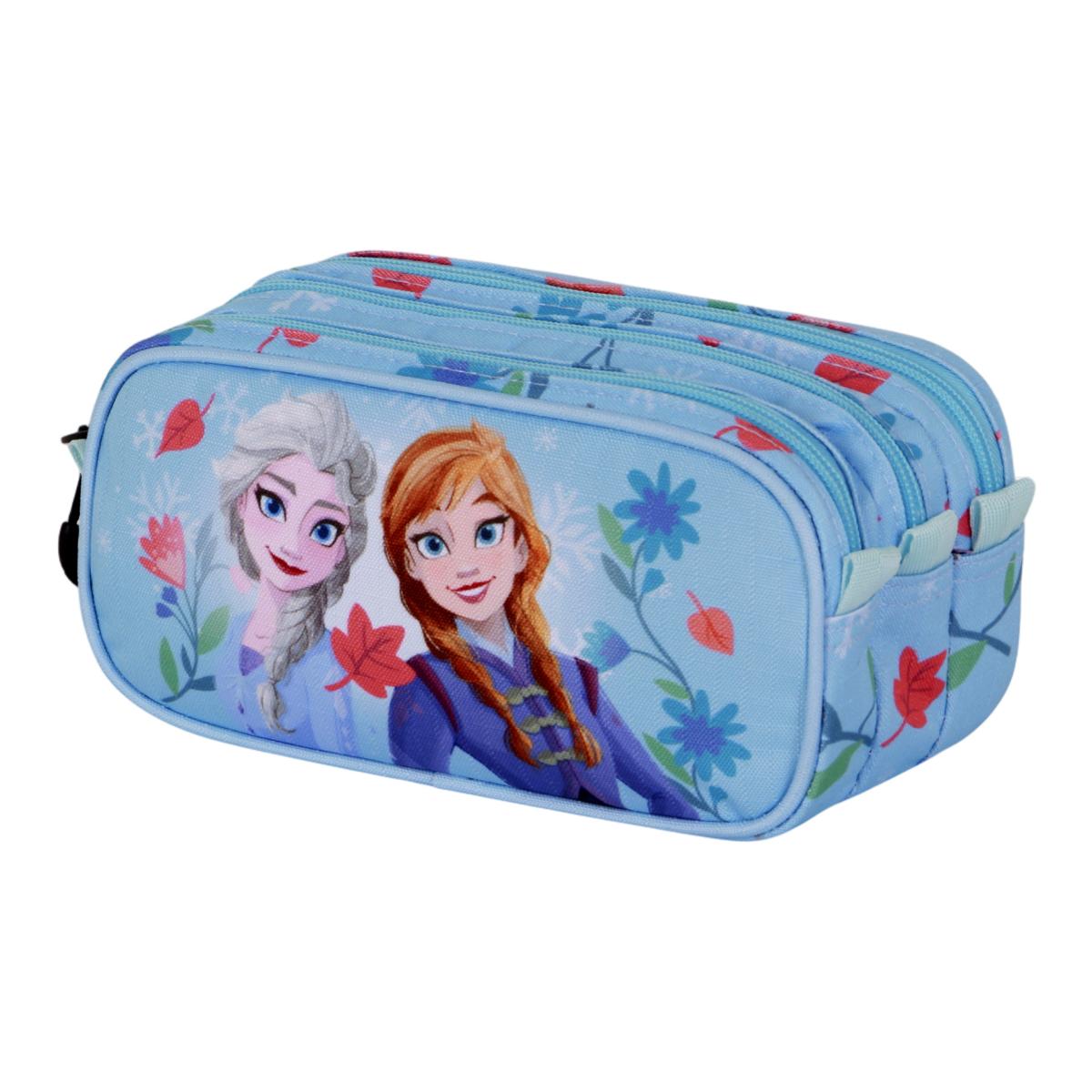 Imagen 0 de Estuche portatodo trick fan 2.2 Frozen 2 heart Disney Karactermania azul