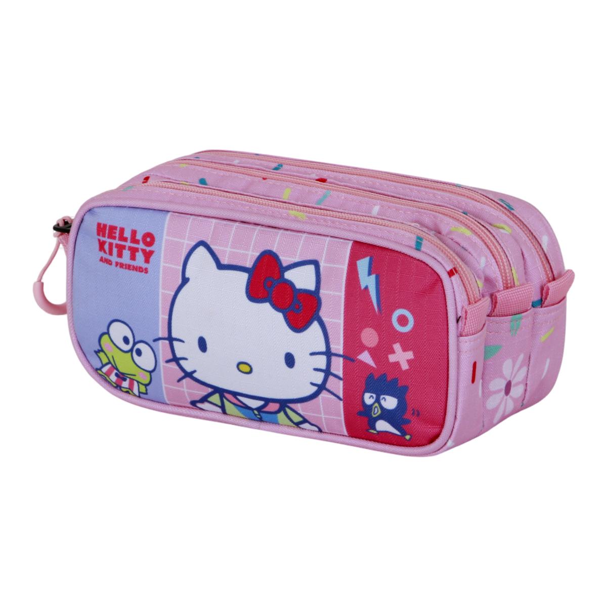 Imagen 0 de Estuche portatodo trick fan 2.2 Hello Kitty fun Sanrio Karactermania rosa