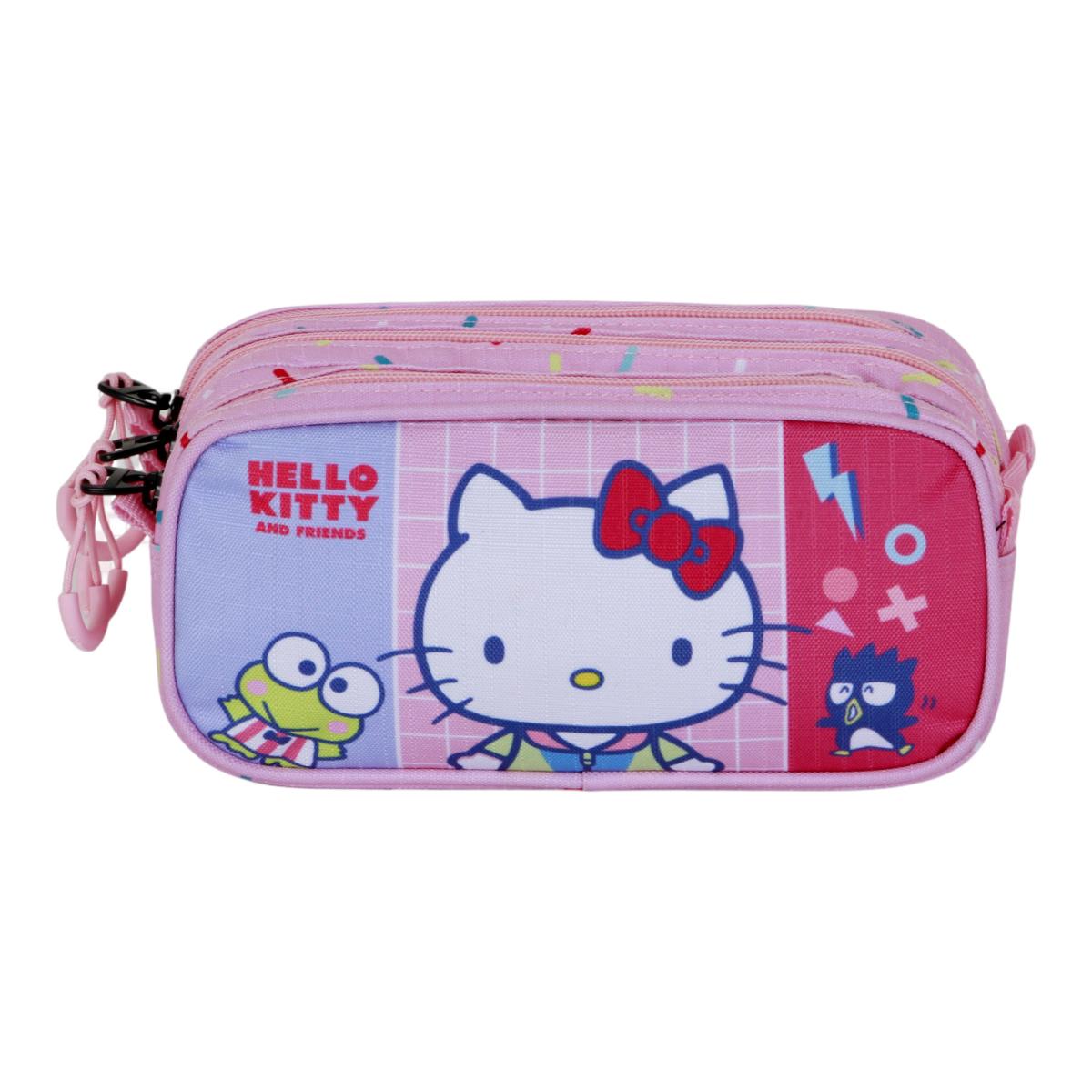 Estuche portatodo trick fan 2.2 Hello Kitty fun Sanrio Karactermania rosa Rosa-2