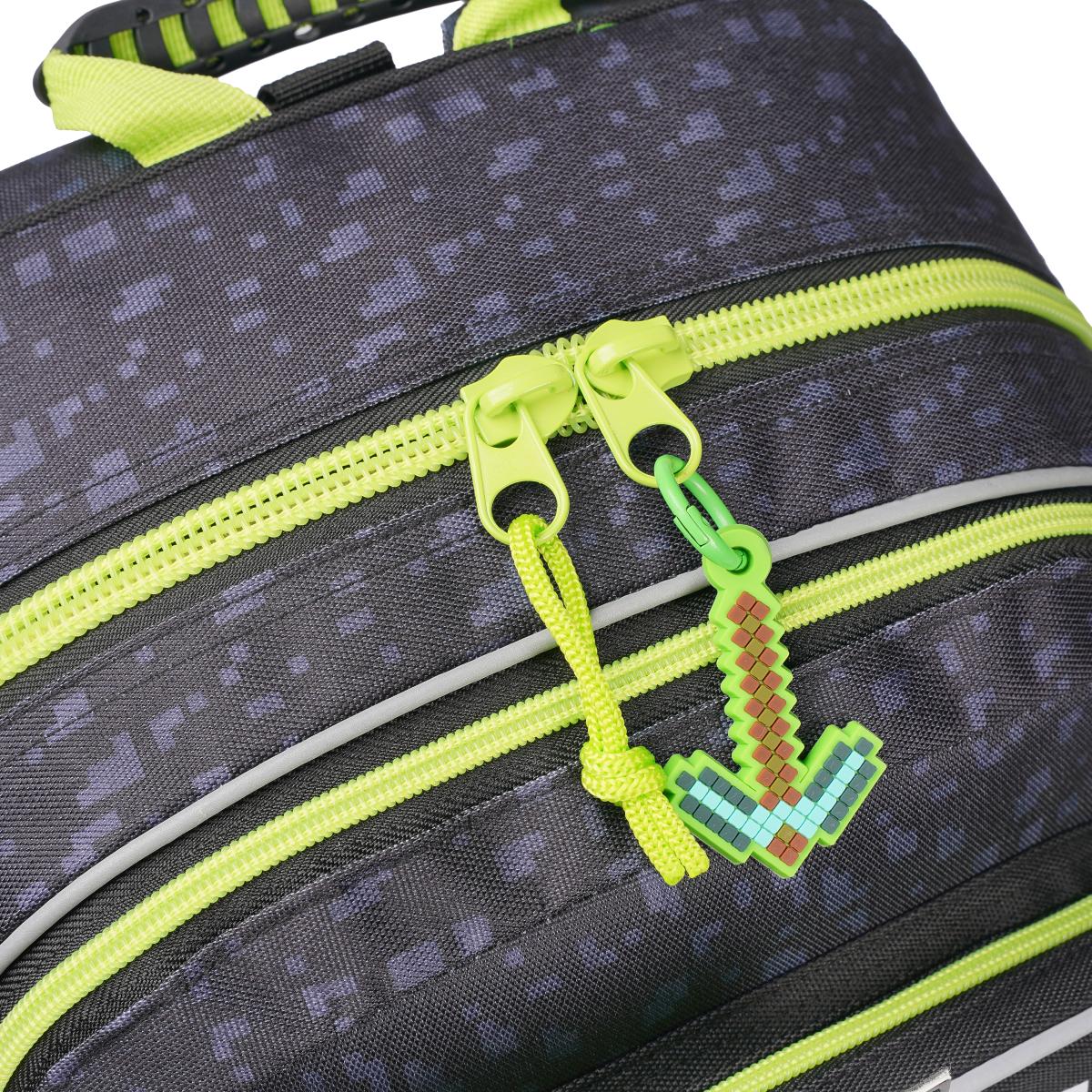 Mochila Escolar Adaptável a Trolley 42 cm Minecraft CyP Brands Preto Multicolor Preto / Multicolor-5