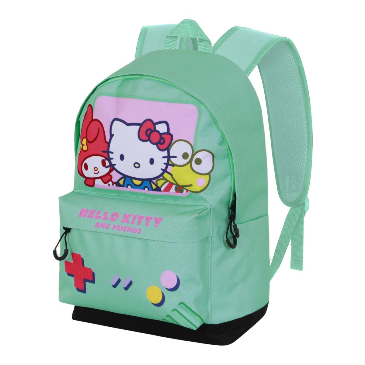 Imagen 0 de Mochila hs fan 3.0 Hello Kitty videogame Sanrio Karactermania verde