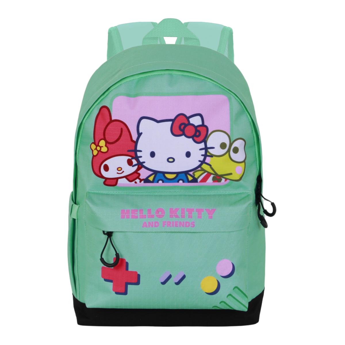Mochila hs fan 3.0 Hello Kitty videogame Sanrio Karactermania verde Verde-2
