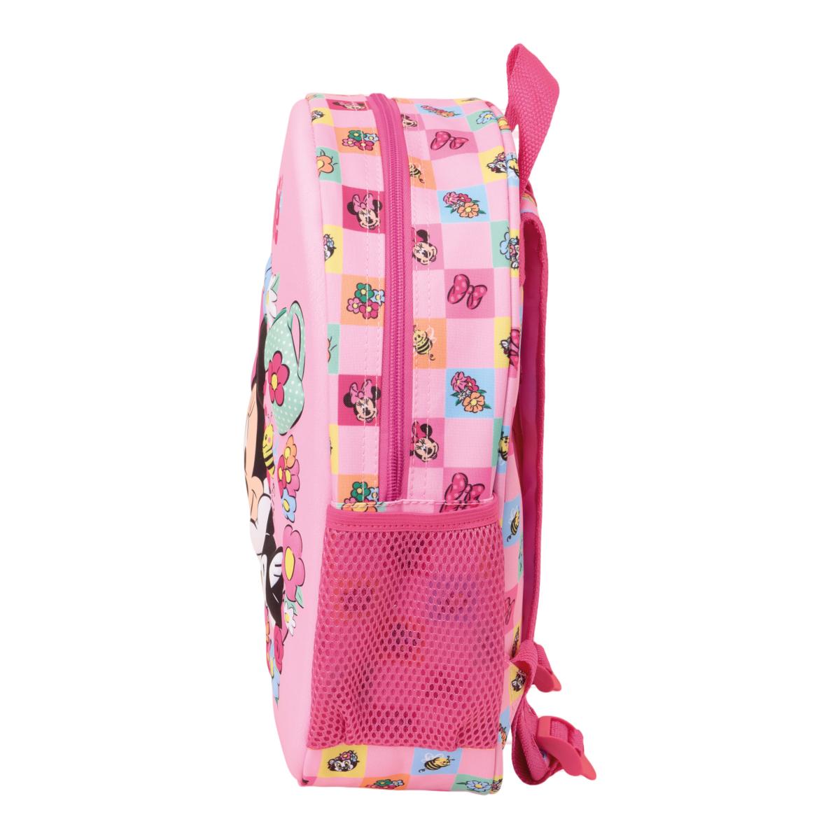 Mochila 3D Minnie Safta - Rosa Rosa-3