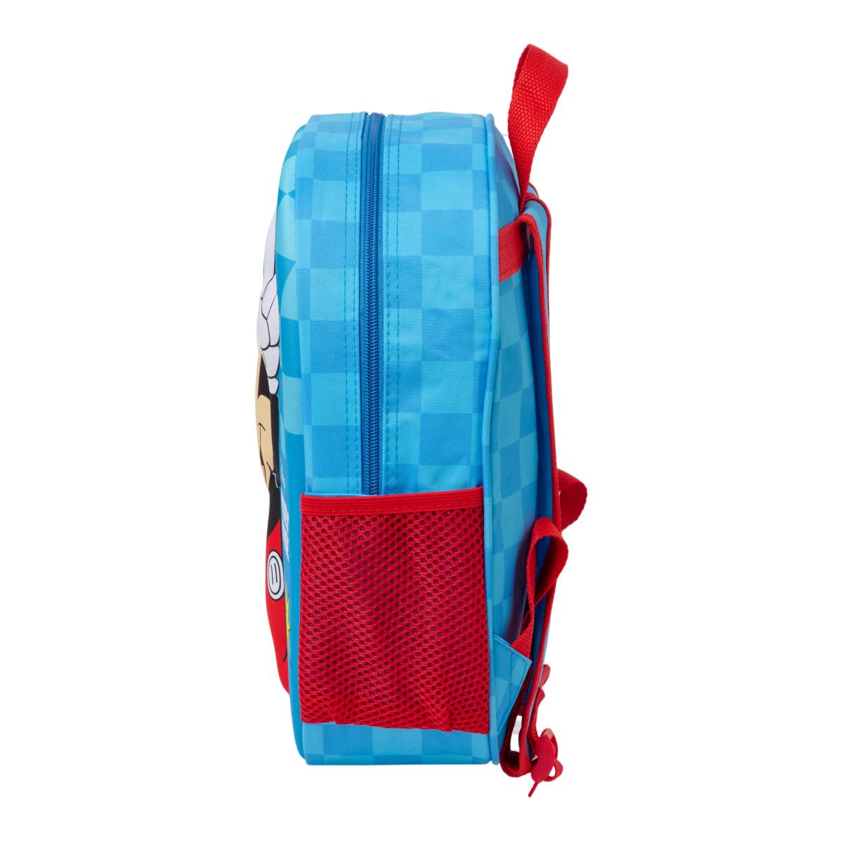 Mochila 3D Mickey Clubhouse Safta azul Azul-3
