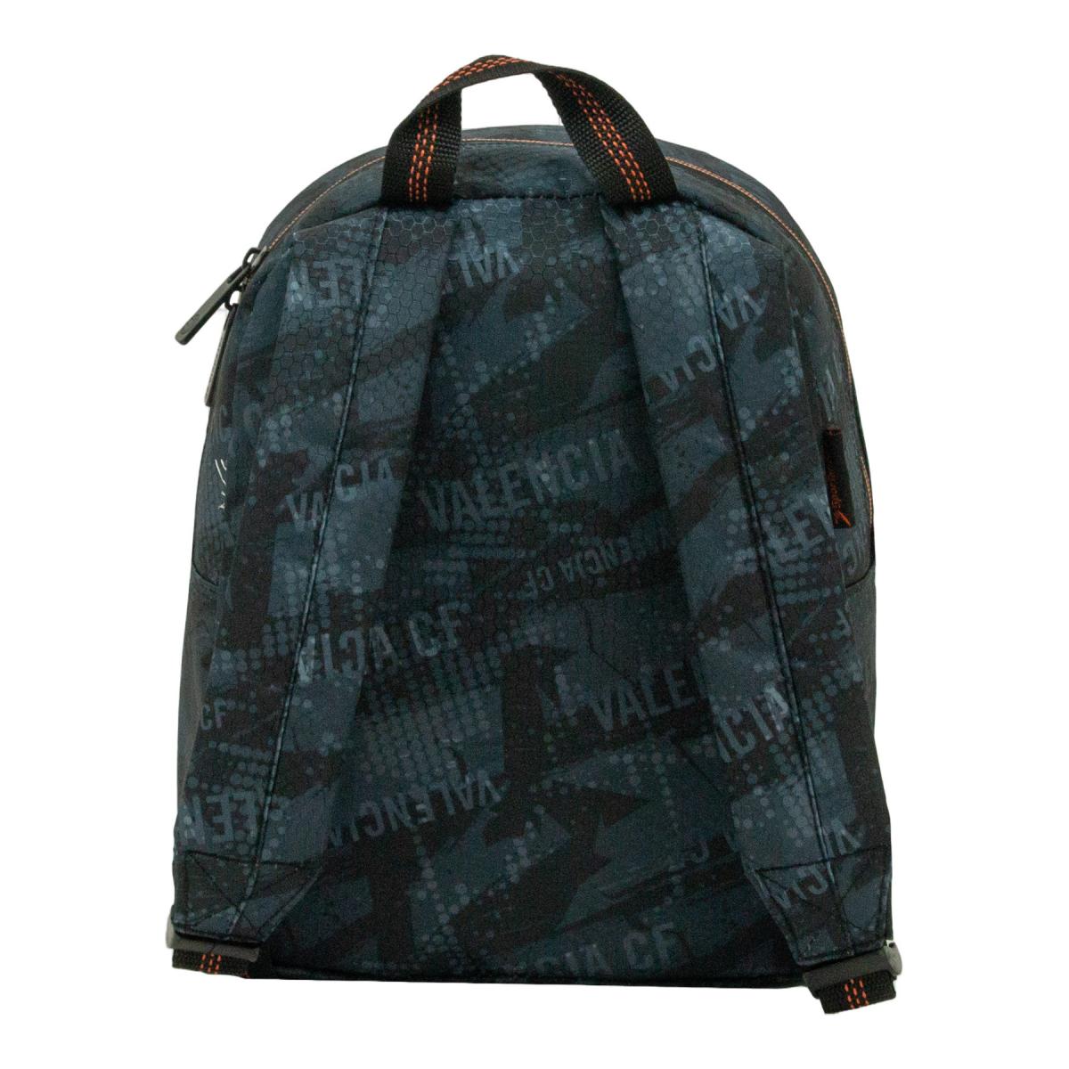 Mochila Infantil com Bolso Frontal 2026 Valencia CF Sportandem Preto e Laranja Preto / Laranja-2