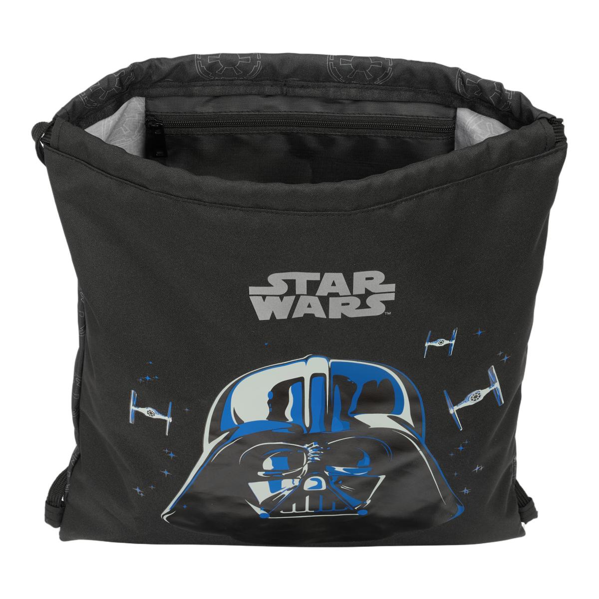 Saco plano Star Wars Safta Preto Preto-4