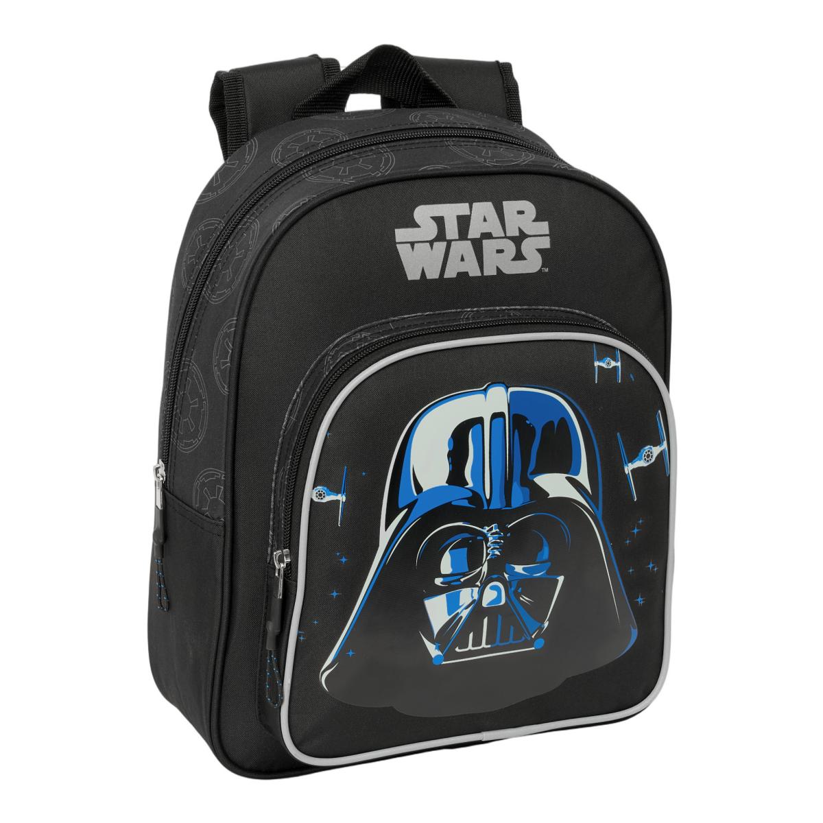 Imagen 0 de Mochila infantil adaptable a carro Star Wars Safta negro