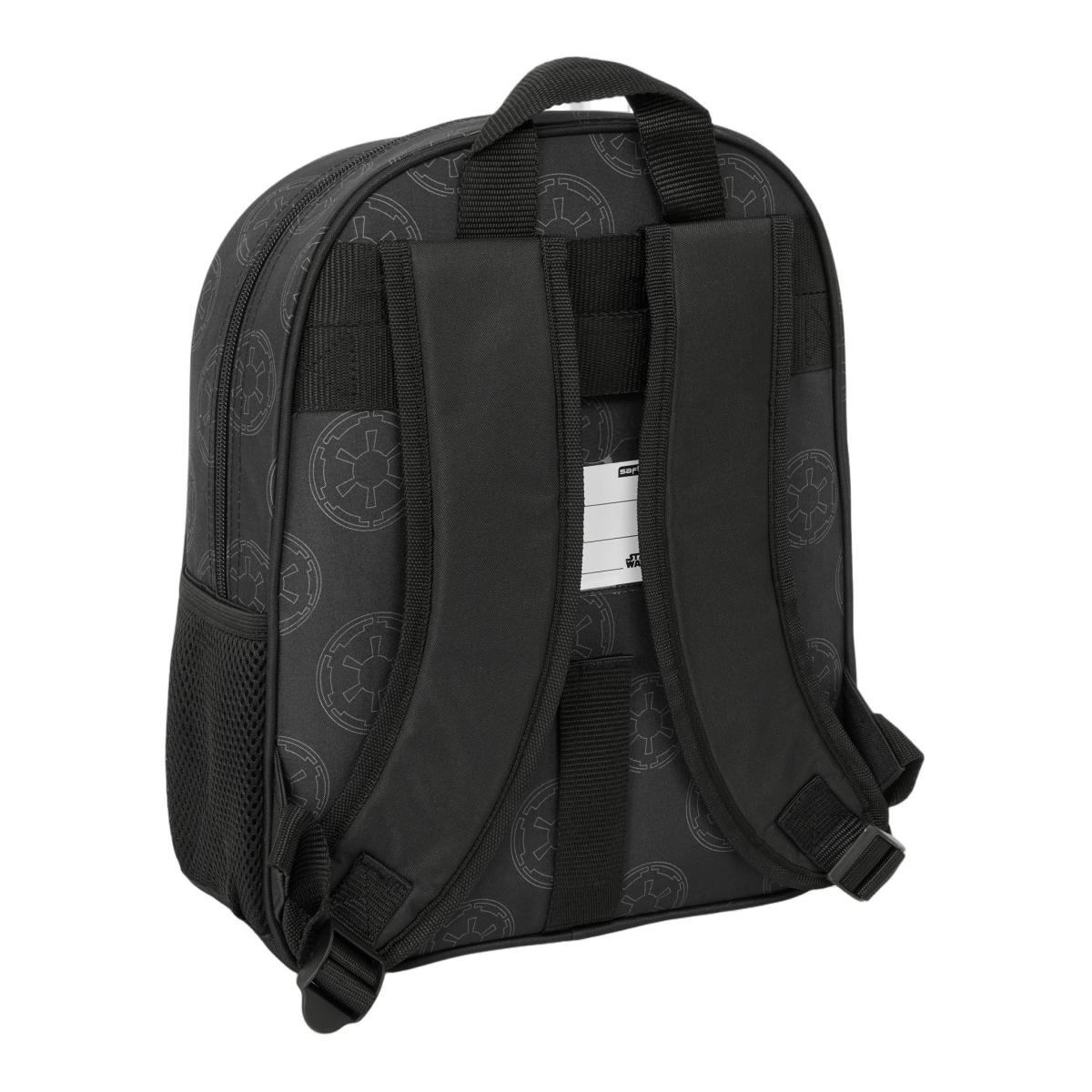 Mochila Infantil Adaptável a Carro Star Wars Safta - Preto Preto-2