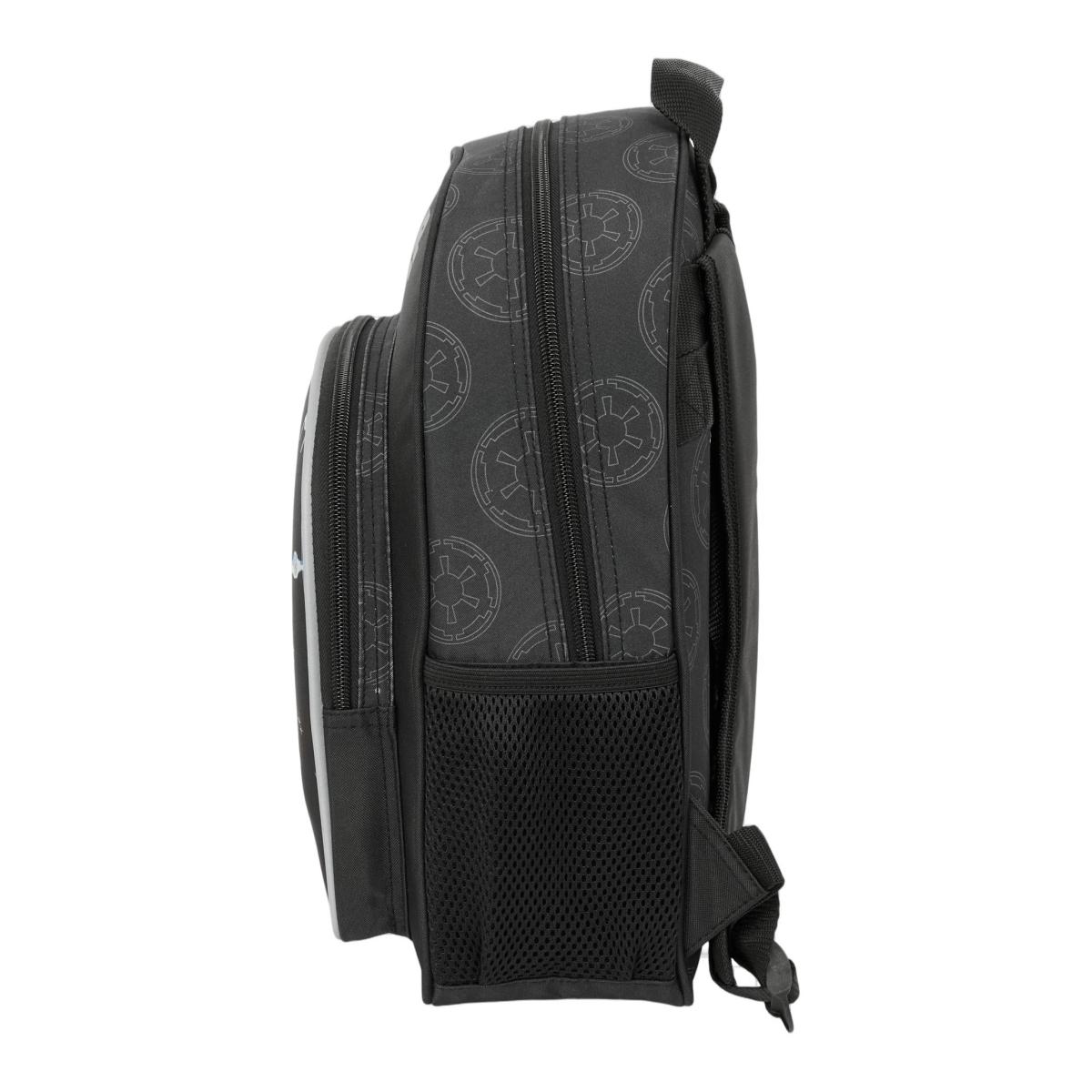 Mochila Infantil Adaptável a Carro Star Wars Safta - Preto Preto-3