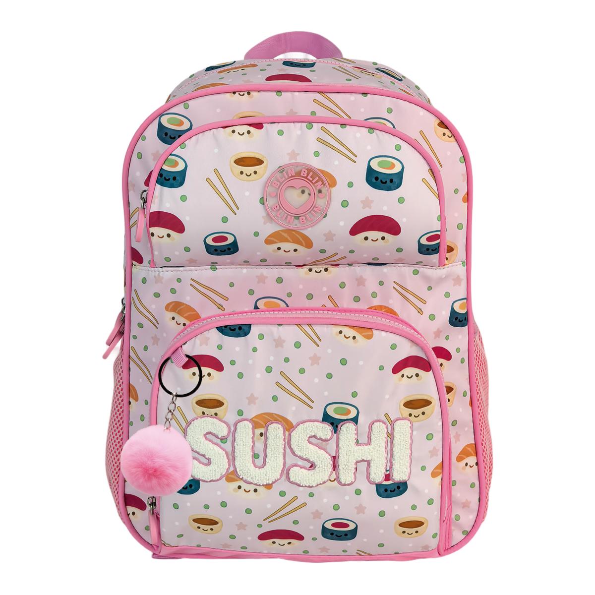 Imagem 0 de Mochila Primaria Blin Blin Sushi Toybags - Rosa