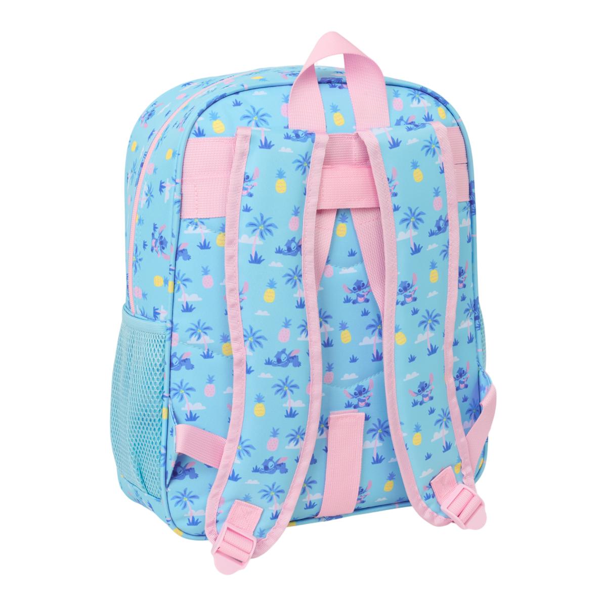 Mochila junior adaptable a carro Stitch Safta turquesa Turquesa-2