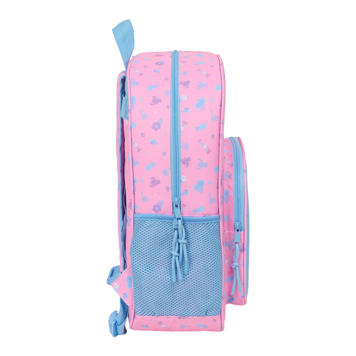 Mochila Adaptável a Carro Stitch Safta - Rosa Claro Rosa-claro-3