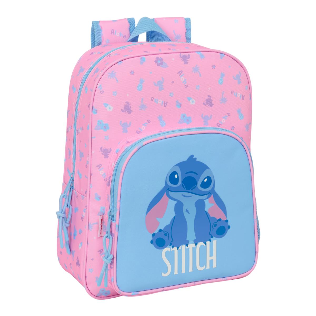 Imagem 0 de Mochila Infantil Adaptável a Carro Stitch Safta - Rosa Claro