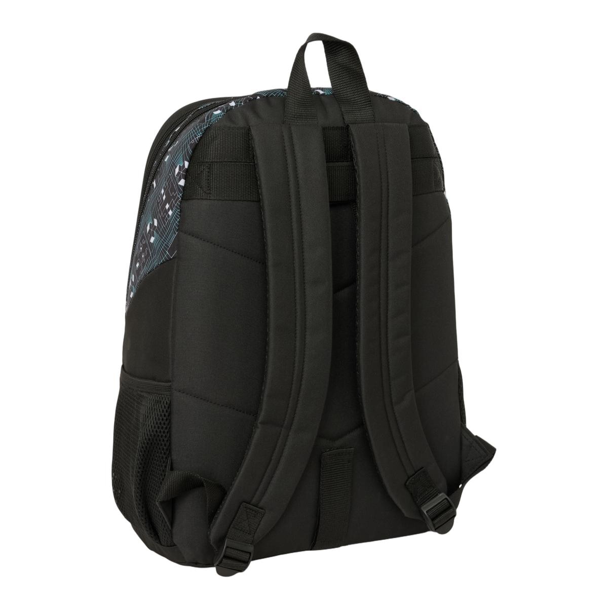 Mochila Adaptável a Carro Minecraft Safta - Preto e Turquesa Preto / Turquesa-2