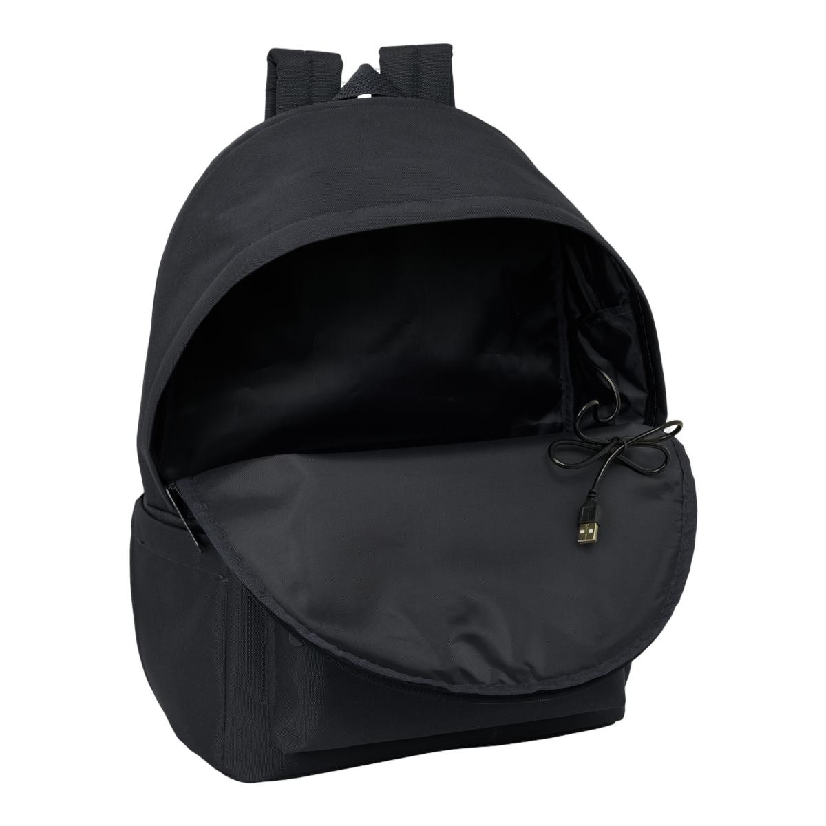 Mochila Dupla para Portatil 15,6"+usb El Ganso - Antracita Antracite-5