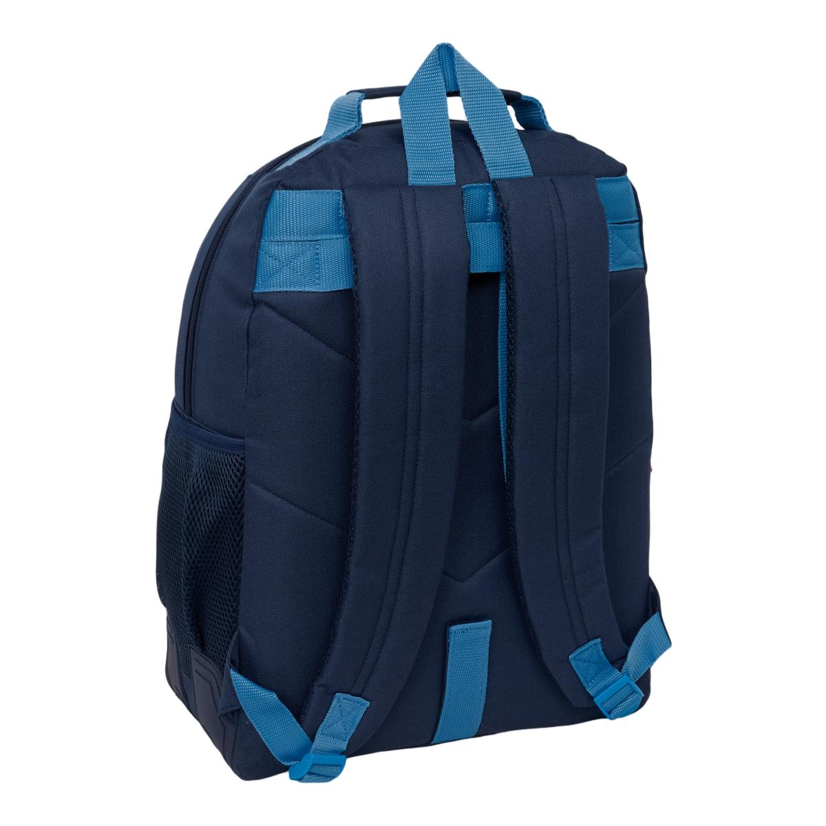 Mochila Dupla com Reforços Adaptáveis a Trolley Spagnolo - Azul Marinho Azul-marinho-2