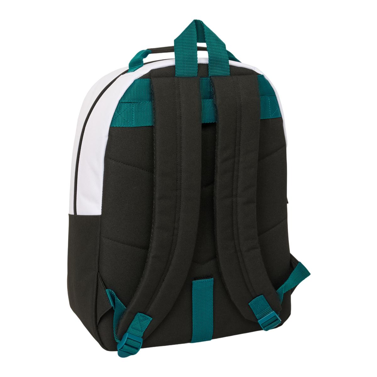 Mochila Adaptável a Trolley Real Madrid Branco e Verde Branco / Verde-2