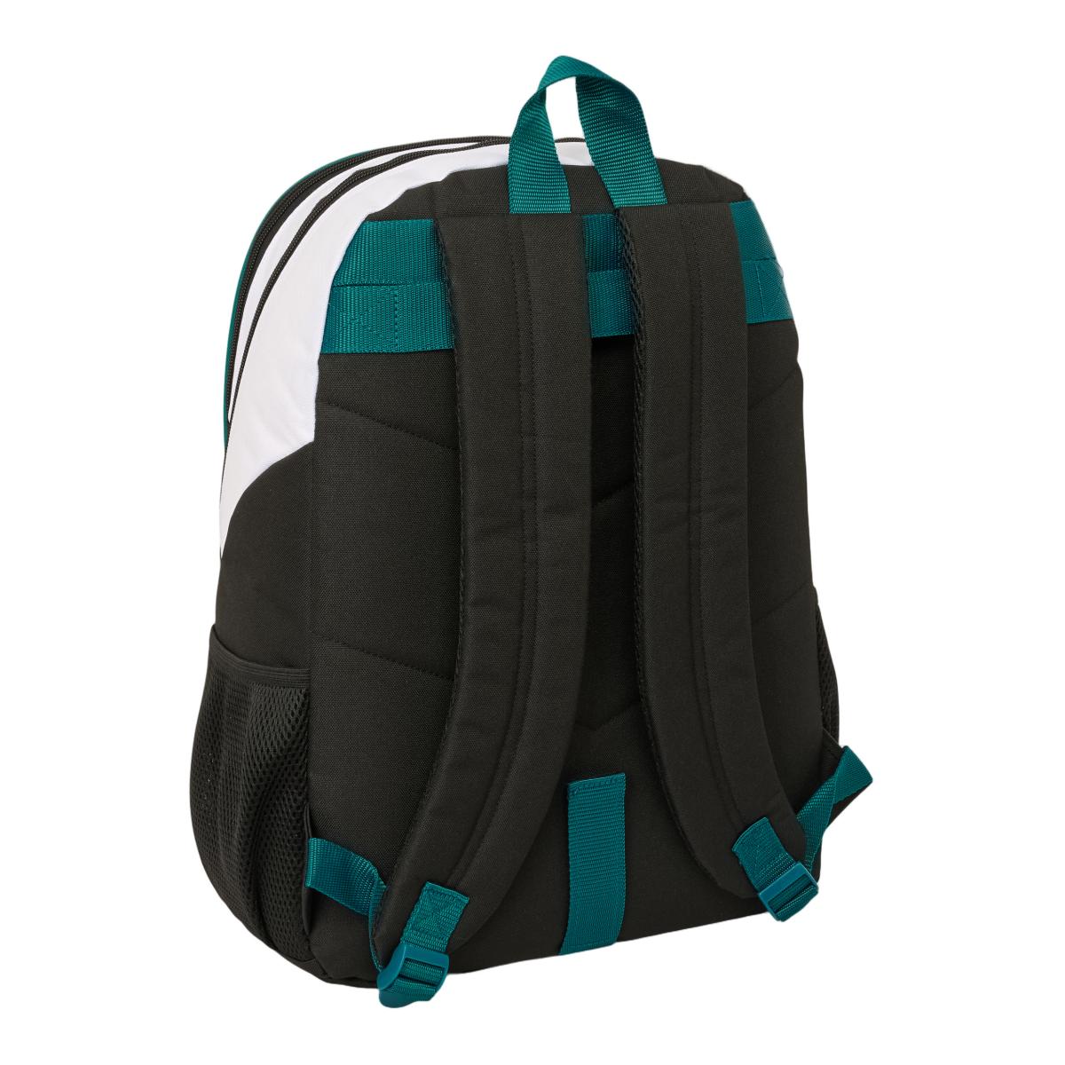 Mochila Adaptável a Trolley Real Madrid - Branco e Verde Branco / Verde-2