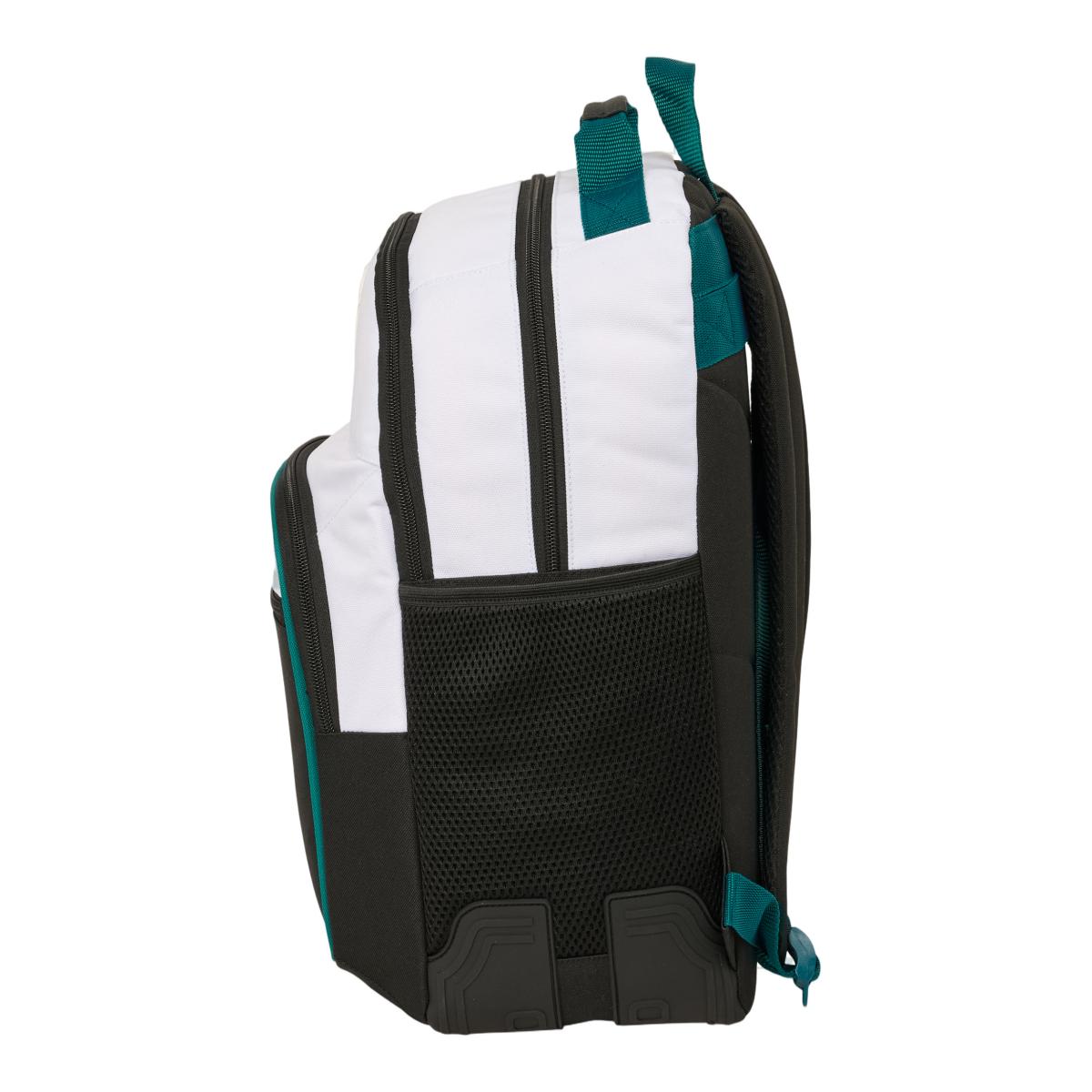 Mochila Dupla com cantoneras adaptable a carro Real Madrid blanco y verde Branco / Verde-3