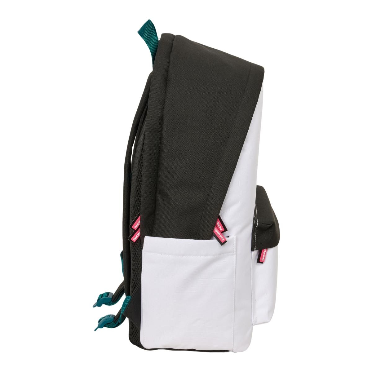 Mochila Dupla para Portatil 15,6"+usb Real Madrid - Branco e Verde Branco / Verde-4