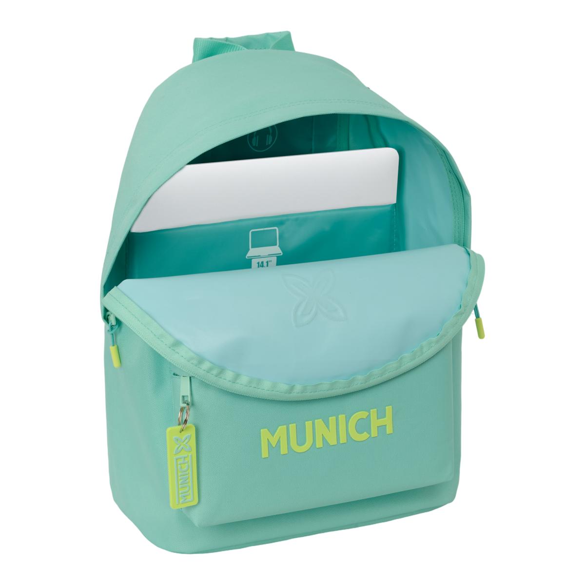 Mochila para portatil 14,1" Munich aguamarina Aguamarina-3