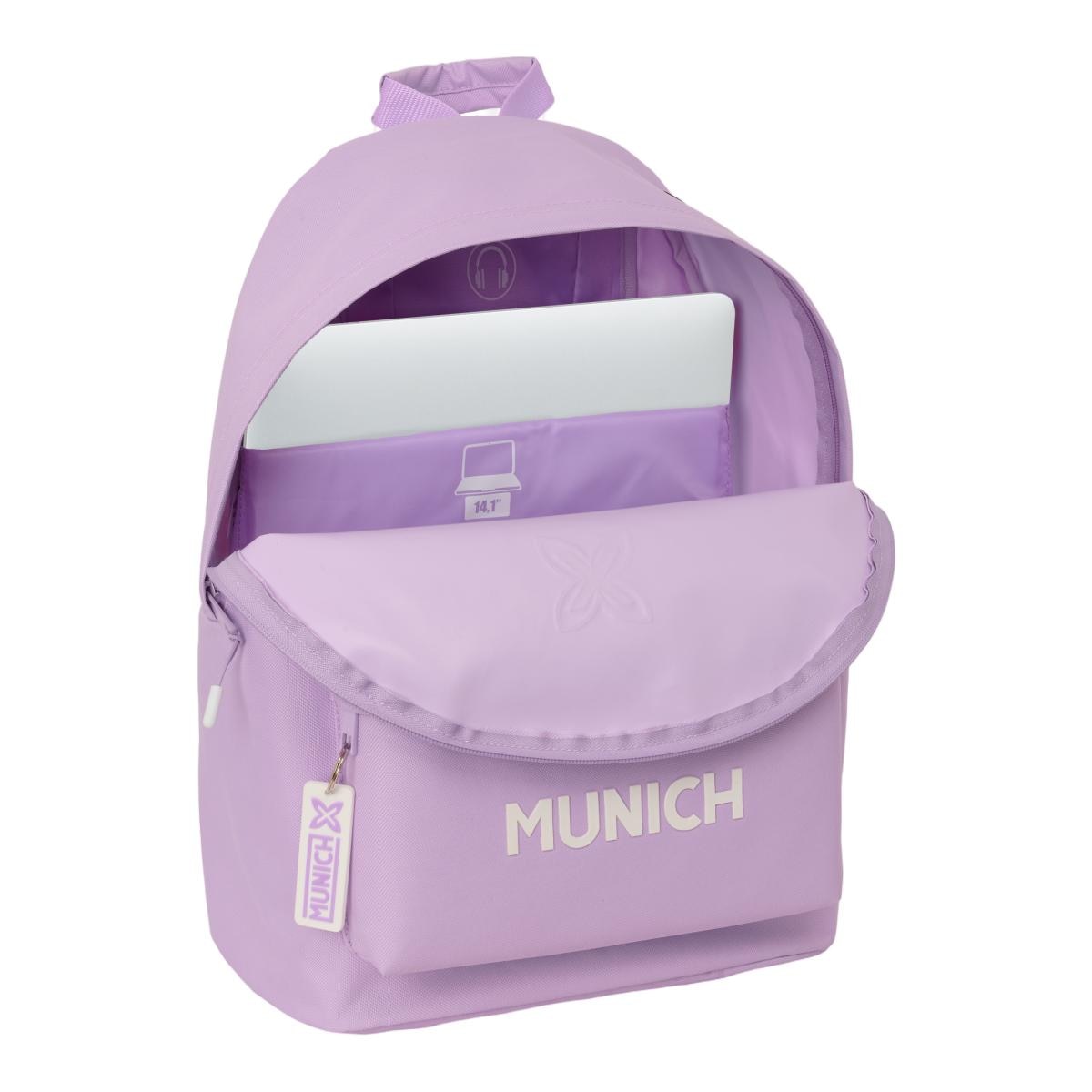 Mochila para Portatil 14,1" Munich - Lilás Lilás-3