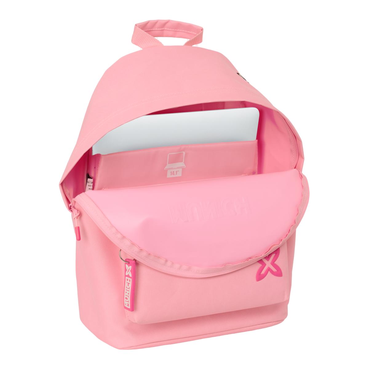 Mochila para Portatil 14,1" Munich - Rosa Rosa-3