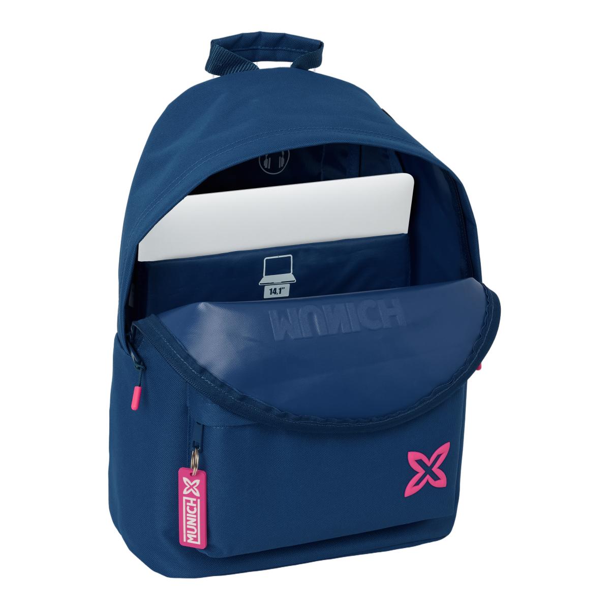 Mochila para portatil 14,1" Munich "Navy" azul navy Azul Navy-3