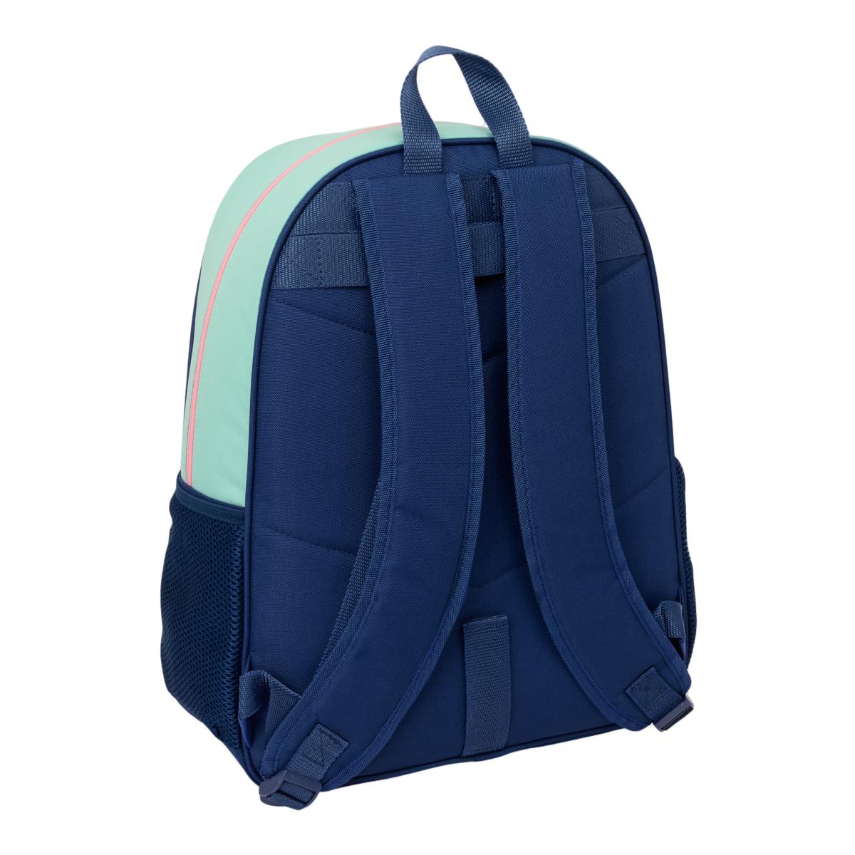 Mochila Adaptável a Trolley - Azul Marinho e Verde Azul-marinho / Verde-2