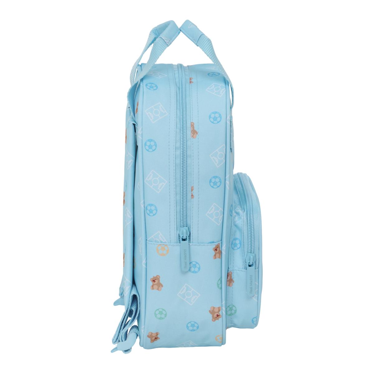 Mochila infantil con asas Real Madrid azul Azul-3